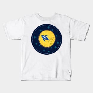 Cute Space Stamp Kids T-Shirt